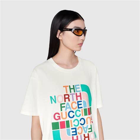 gucci northface tshirt|sudadera north face Gucci.